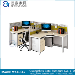 40mm Workstation Partition L Shape MY C 145