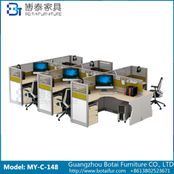 40mm Workstation Partition L Shape MY C 148