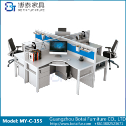 60mm Workstation Partition L Shape MY C 155